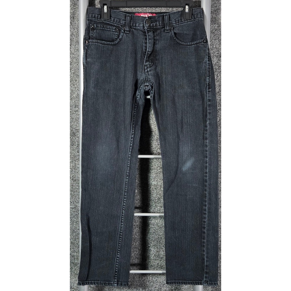 Levis 511 Skinny Jeans Kids Size 16 Regular 28x28 Faded Black Denim Pants